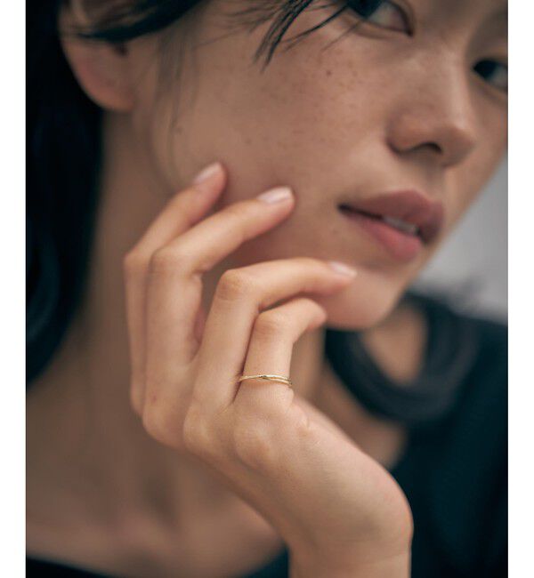 Jouete「K10YG ピンキーリング レイヤー」|リング|
