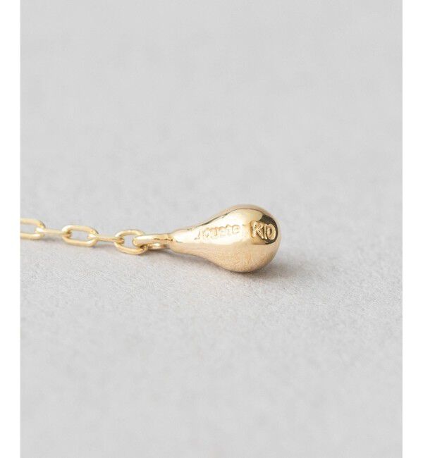 Jouete「K10YG ピアス ドロップ」|ピアス|