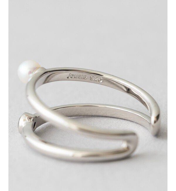 Jouete「[フォークピンキー] リング ジルコニア&times;パール」|リング|