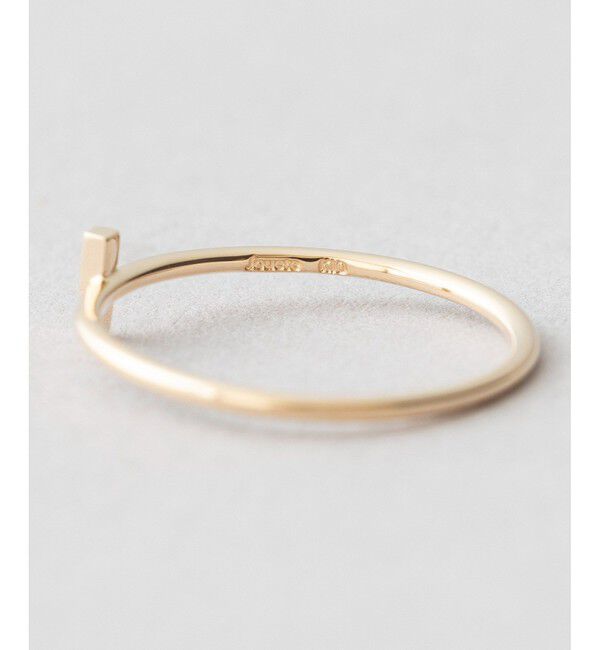 Jouete「K10YG ピンキーリング バー」|リング|