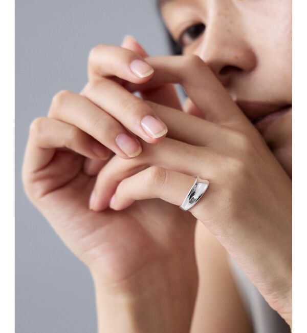 Jouete「[フォークピンキー] リング コンケイブ」|リング|