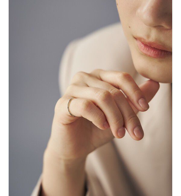 Jouete「K10YG ピンキーリング シャープ」|リング|