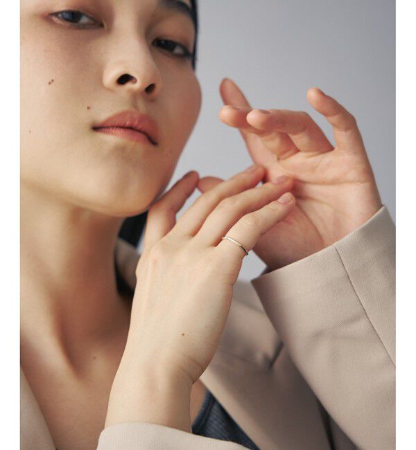 Jouete「K10YG ピンキーリング シャープ」|リング|