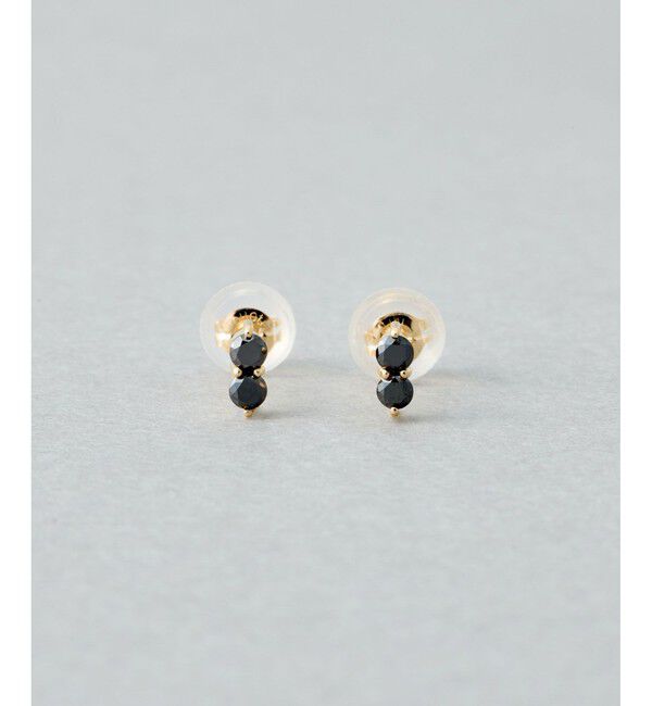 Jouete「K10YG ダイヤモンド ピアス」|ピアス|イエローゴールド