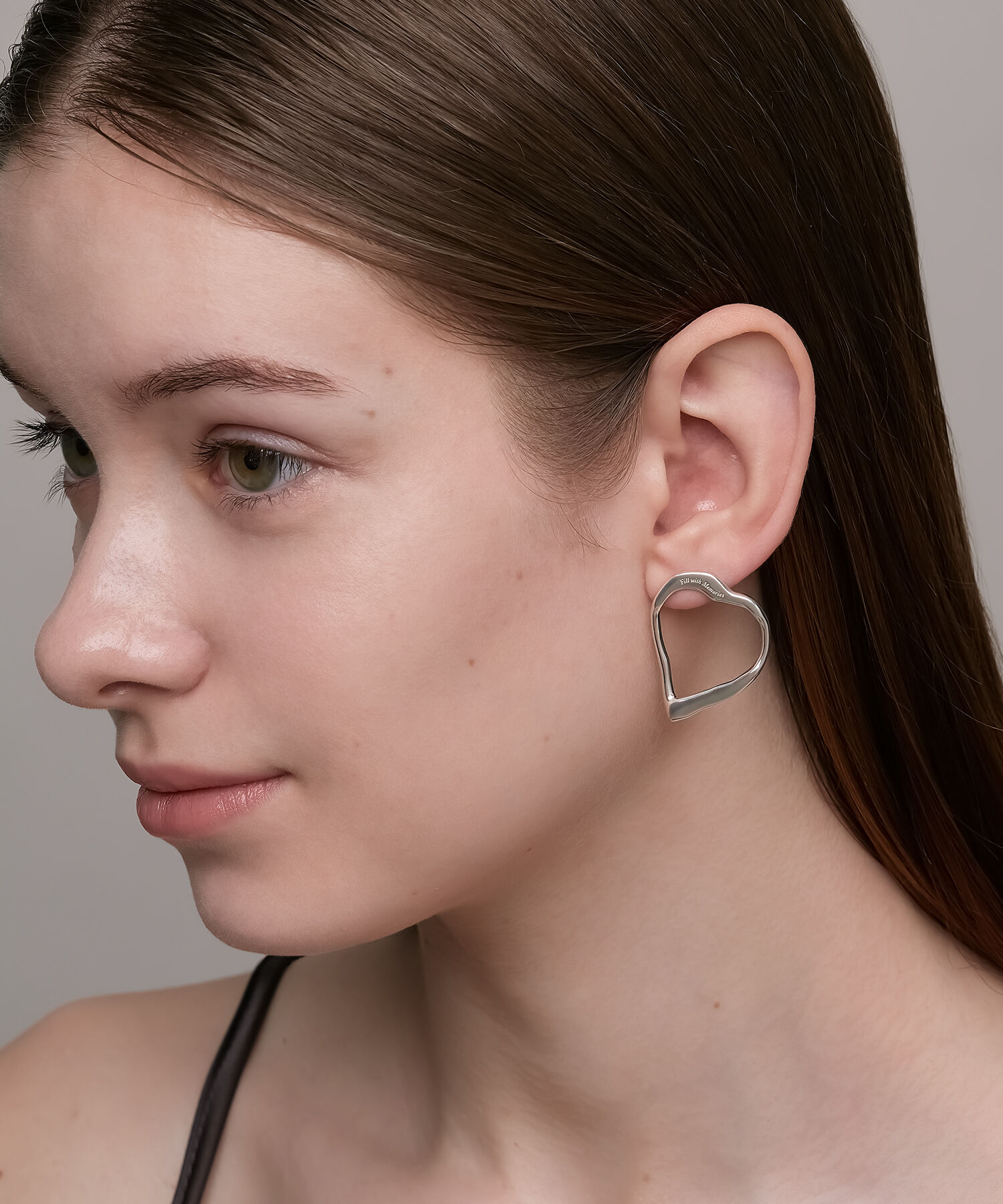 NOJESS「シルバーハートピアス」|ピアス|