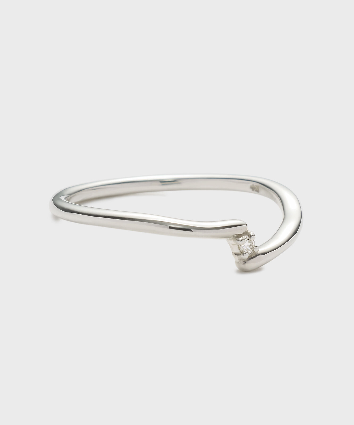 NOJESS「【Plus Ring】シルバーダイヤモンドリング（0.01ct）」|リング|