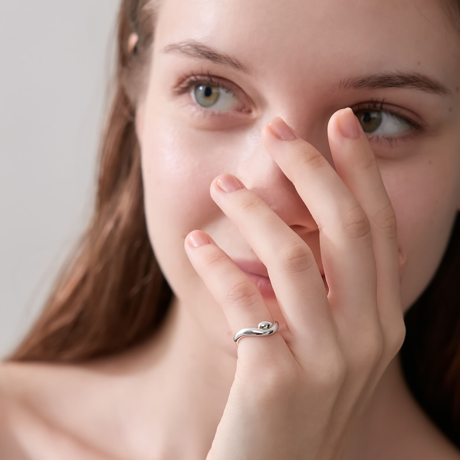 NOJESS「シルバーピンキーリング」|リング|