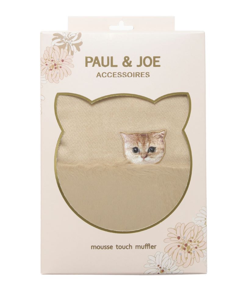 PAUL&JOE「ＰＪ／マフラー／パッケージ付スムースタッチファーヌネット」|マフラー|