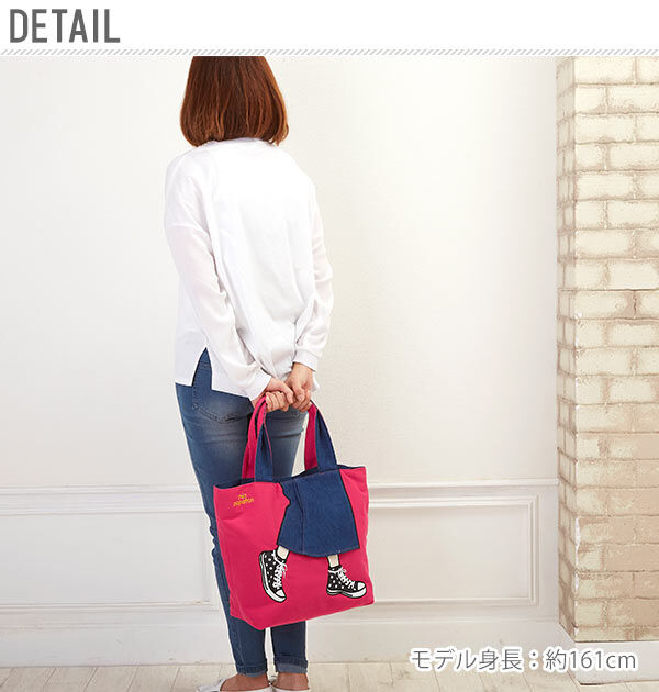 BACKYARD FAMILY「トートバッグ A4 mis zapatos ミスサパト 通販 トート バッグ キャンバス デニム」|トートバッグ|