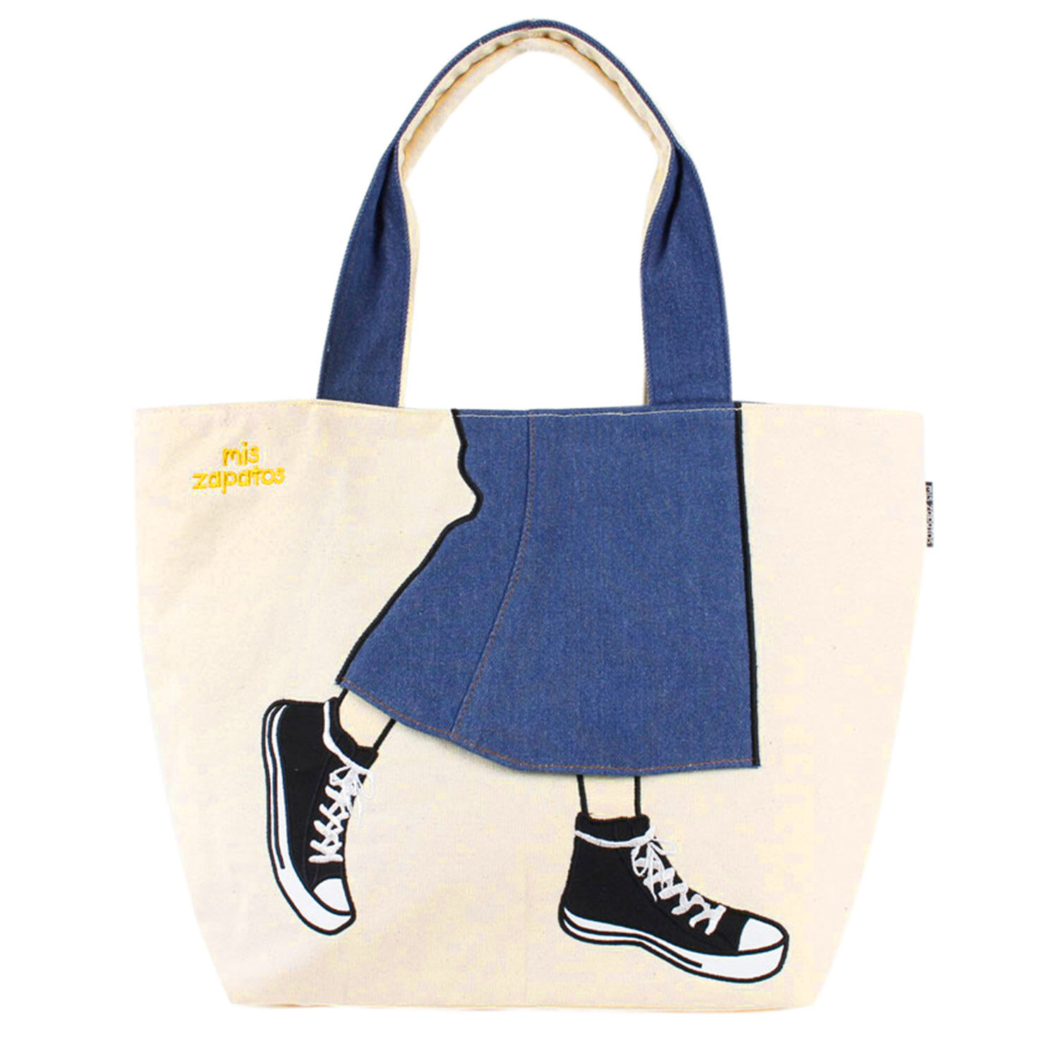 BACKYARD FAMILY「トートバッグ A4 mis zapatos ミスサパト 通販 トート バッグ キャンバス デニム」|トートバッグ|ベージュ1