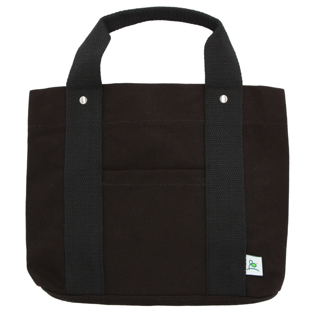 BACKYARD FAMILY「ミニトートバッグ 仕切り 通販 トートバッグ キャンバストートバッグ ミニバッグ トートバック」|トートバッグ|ブラック1