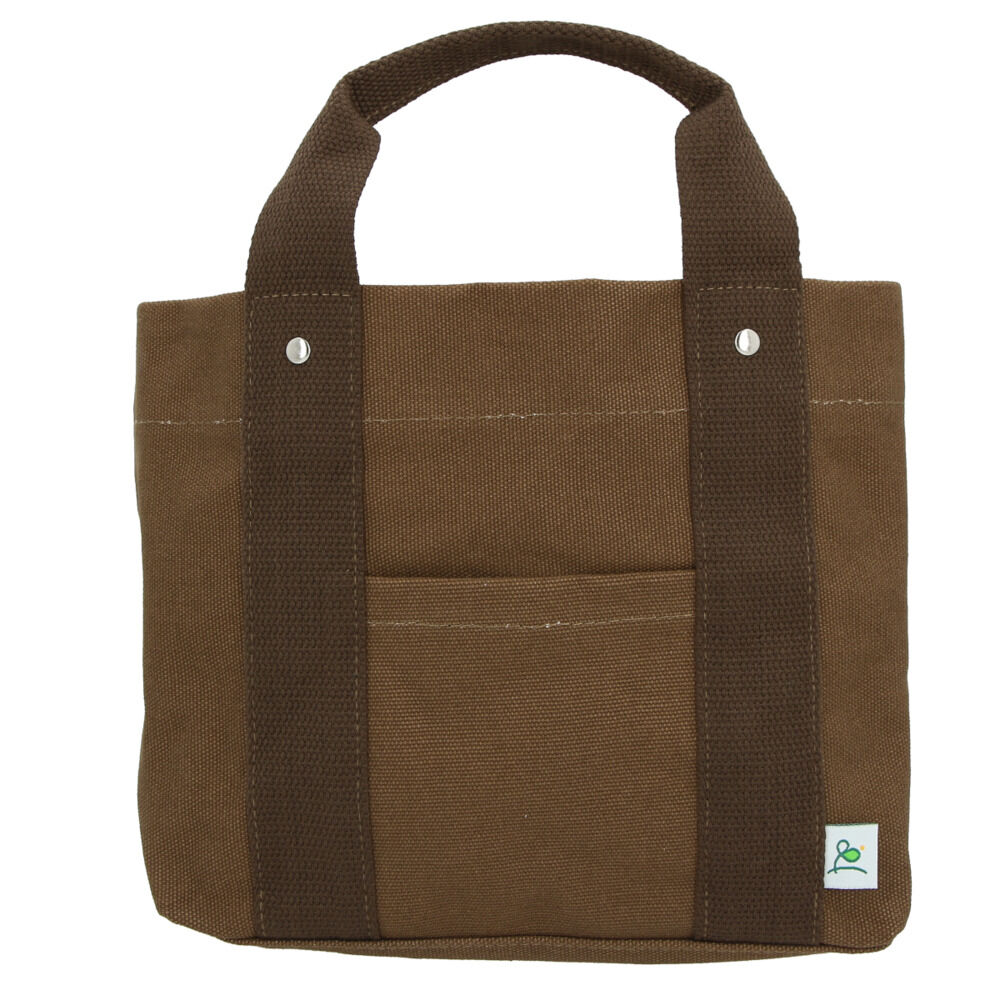 BACKYARD FAMILY「ミニトートバッグ 仕切り 通販 トートバッグ キャンバストートバッグ ミニバッグ トートバック」|トートバッグ|ブラウン2