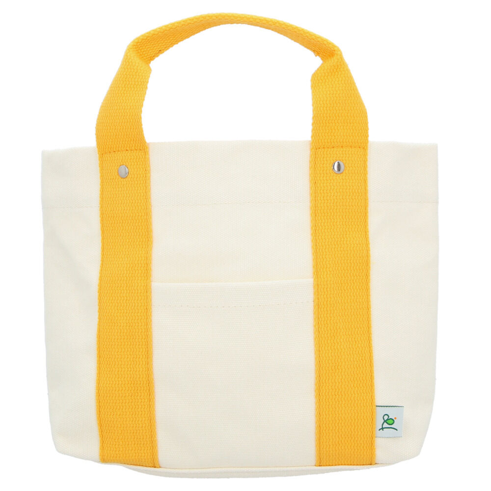 BACKYARD FAMILY「ミニトートバッグ 仕切り 通販 トートバッグ キャンバストートバッグ ミニバッグ トートバック」|トートバッグ|イエロー1