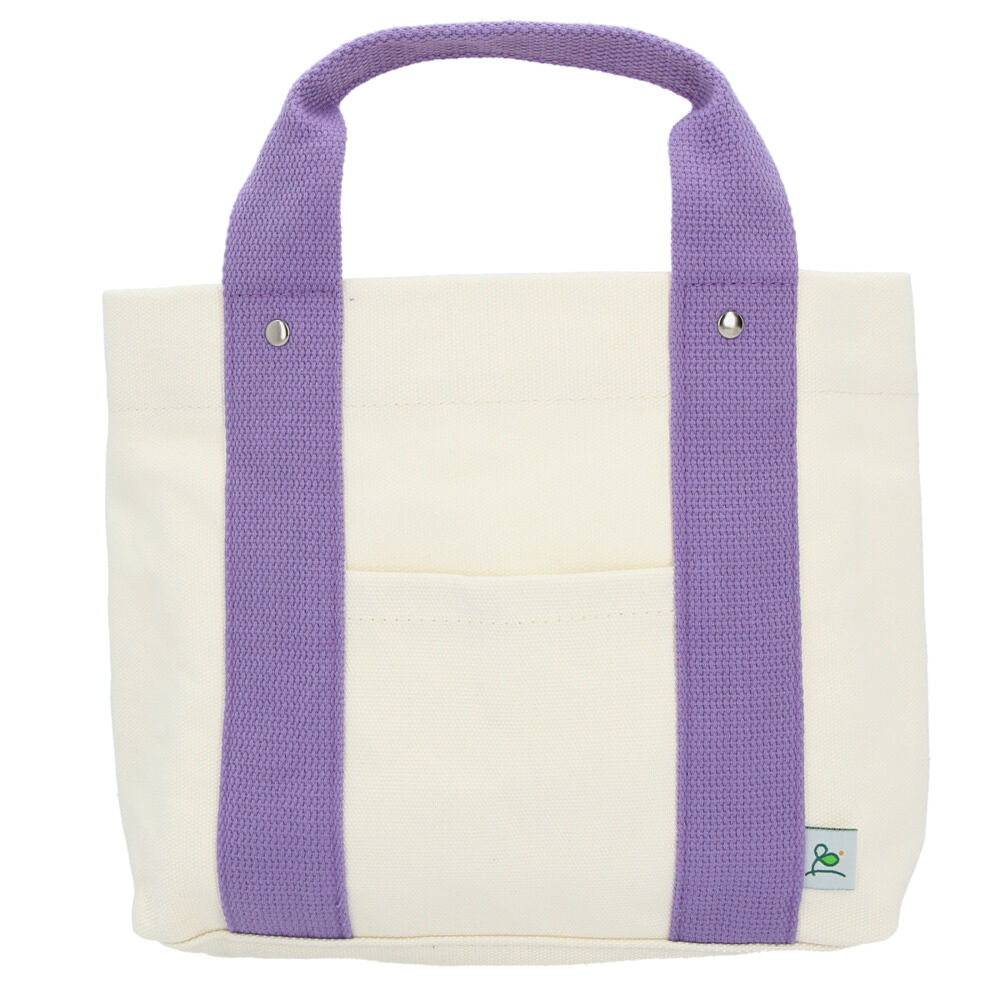 BACKYARD FAMILY「ミニトートバッグ 仕切り 通販 トートバッグ キャンバストートバッグ ミニバッグ トートバック」|トートバッグ|パープル2