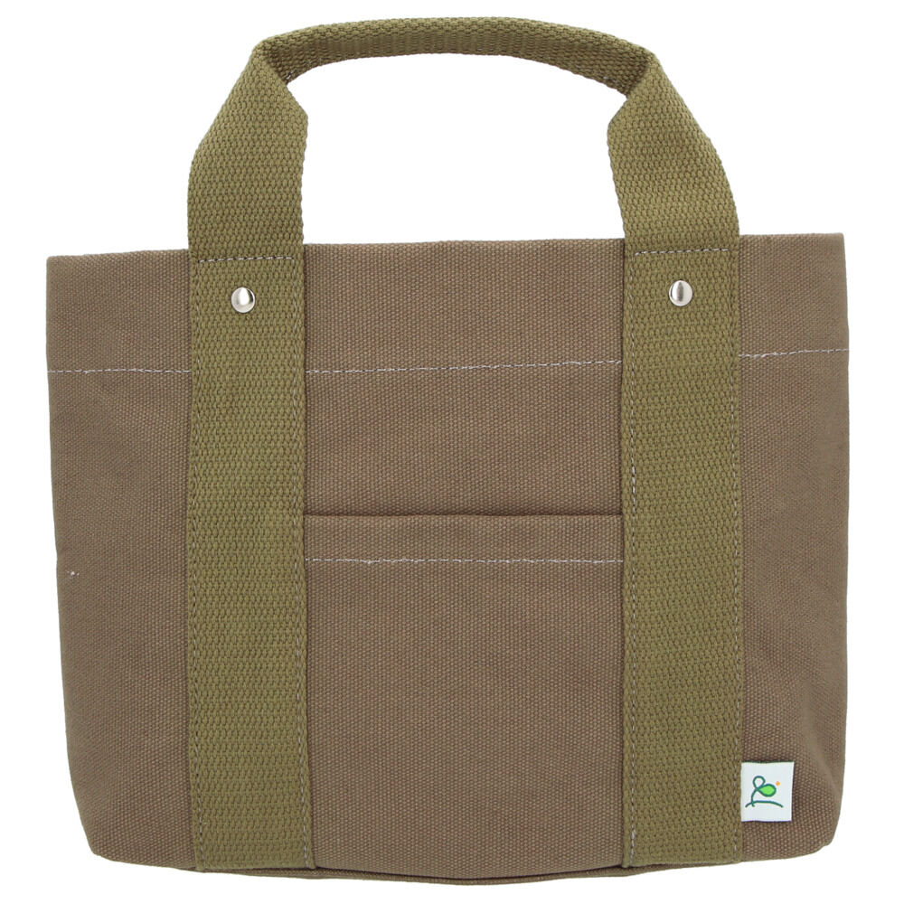 BACKYARD FAMILY「ミニトートバッグ 仕切り 通販 トートバッグ キャンバストートバッグ ミニバッグ トートバック」|トートバッグ|グリーン1