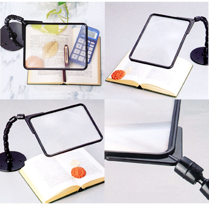 BACKYARD FAMILY「拡大鏡 ルーペ スタンド 通販 1.8倍 &times;1.8 グースネックルーペ 読書用 虫眼鏡 虫メガネ」|その他|