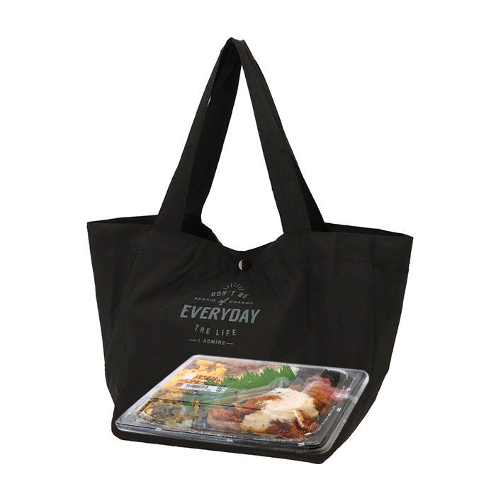 BACKYARD FAMILY「コンビニ 弁当 エコバッグ マチ広 通販 折りたたみ コンパクト 軽量 大 撥水 はっ水 メンズ」|エコバッグ|