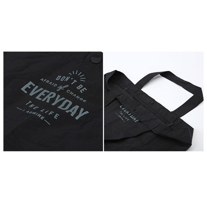 BACKYARD FAMILY「コンビニ 弁当 エコバッグ マチ広 通販 折りたたみ コンパクト 軽量 大 撥水 はっ水 メンズ」|エコバッグ|