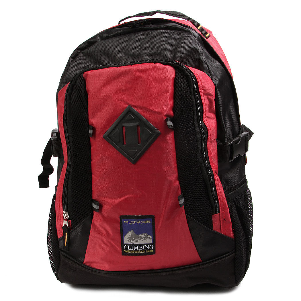 BACKYARD FAMILY「クライミング CLIMBING 通販/正規品 おすすめ 多機能 定番 防災 男の子 子供用 大人用」|リュック|レッド1