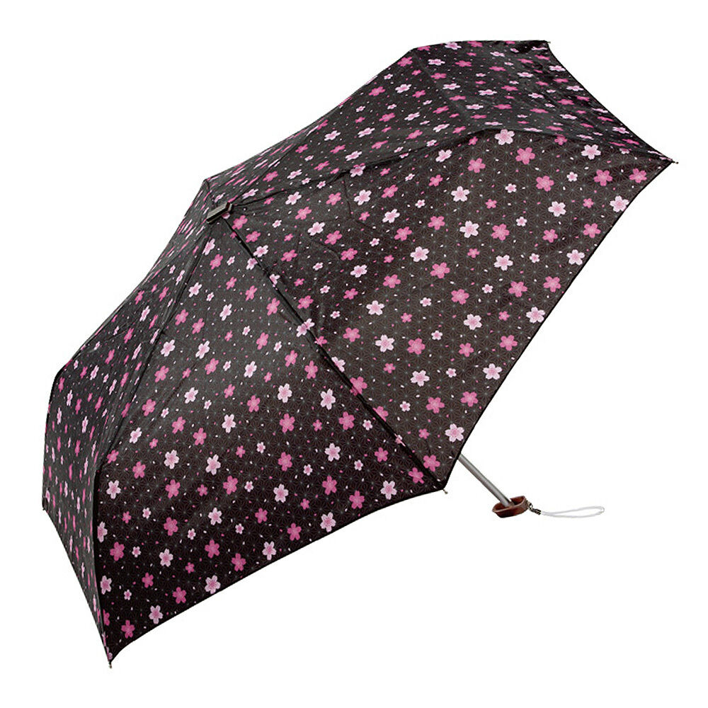 BACKYARD FAMILY「折りたたみ傘 レディース 通販 おしゃれ 50cm 大人 かわいい 和柄 折り畳み傘 可愛い 雨傘」|傘|ブラック2