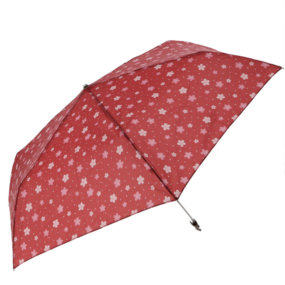 BACKYARD FAMILY「折りたたみ傘 レディース 通販 おしゃれ 50cm 大人 かわいい 和柄 折り畳み傘 可愛い 雨傘」|傘|レッド2