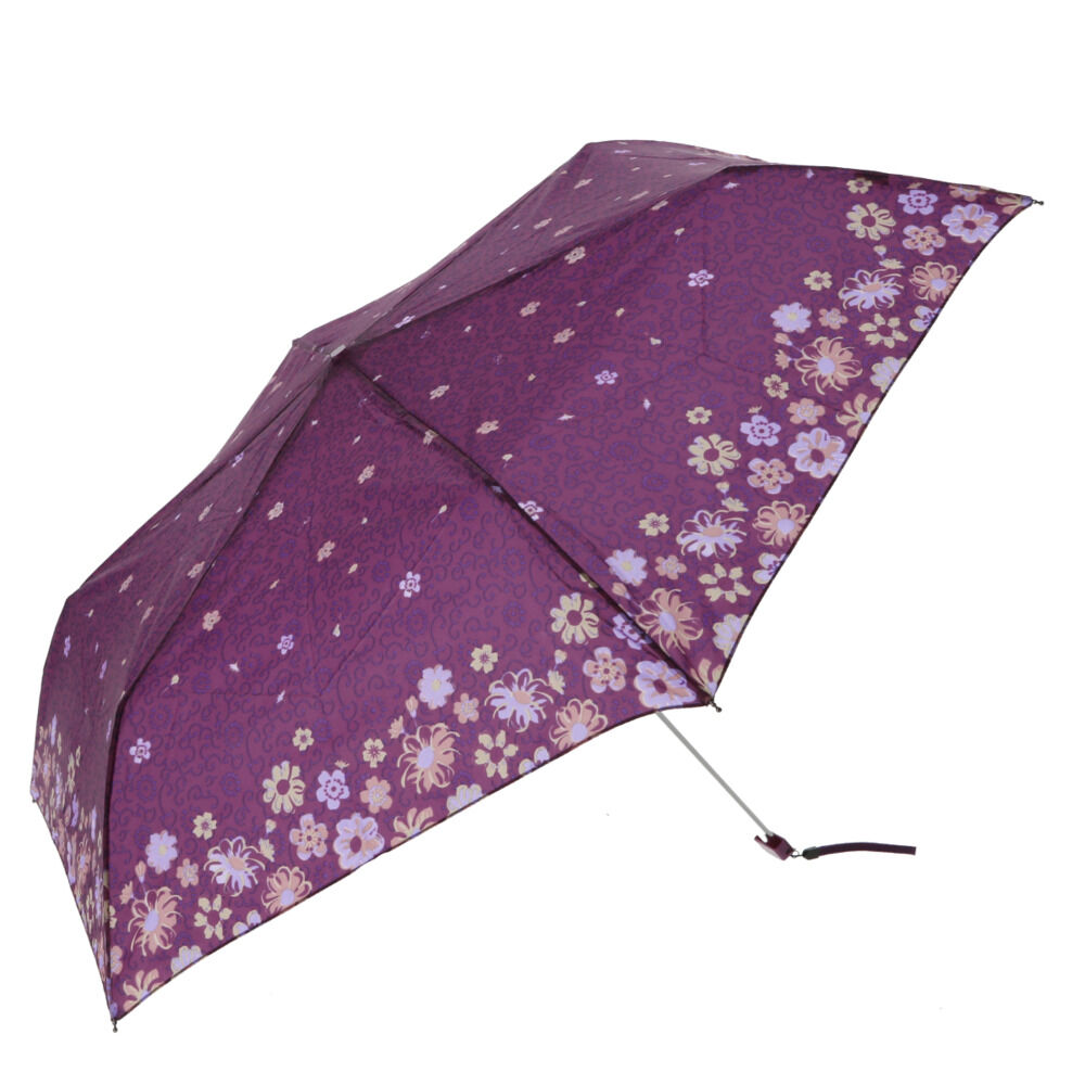 BACKYARD FAMILY「折りたたみ傘 レディース 通販 おしゃれ 50cm 大人 かわいい 和柄 折り畳み傘 可愛い 雨傘」|傘|パープル1