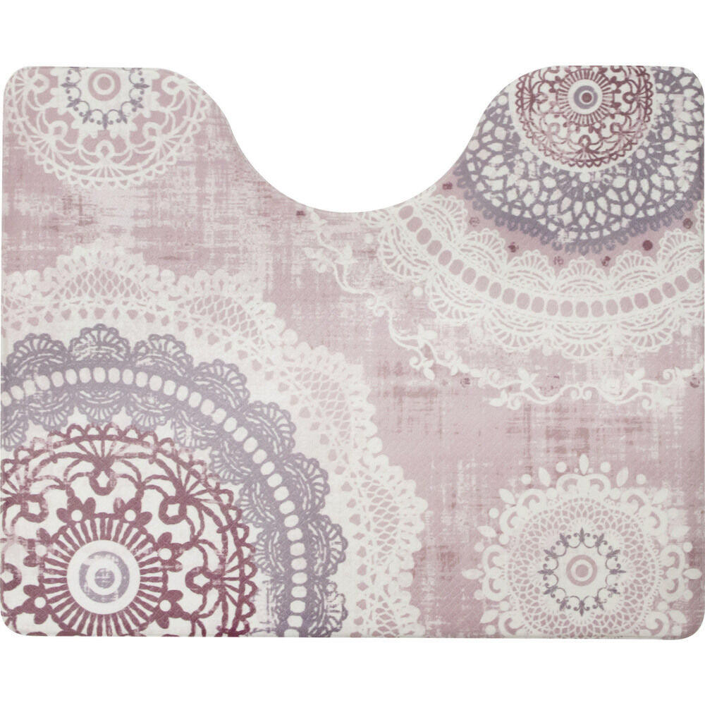 BACKYARD FAMILY「トイレマット おしゃれ 拭ける 通販 40cm 50cm pvcマット 40センチ 50センチ 約」|トイレタリー・ランドリーグッズ|ピンク2