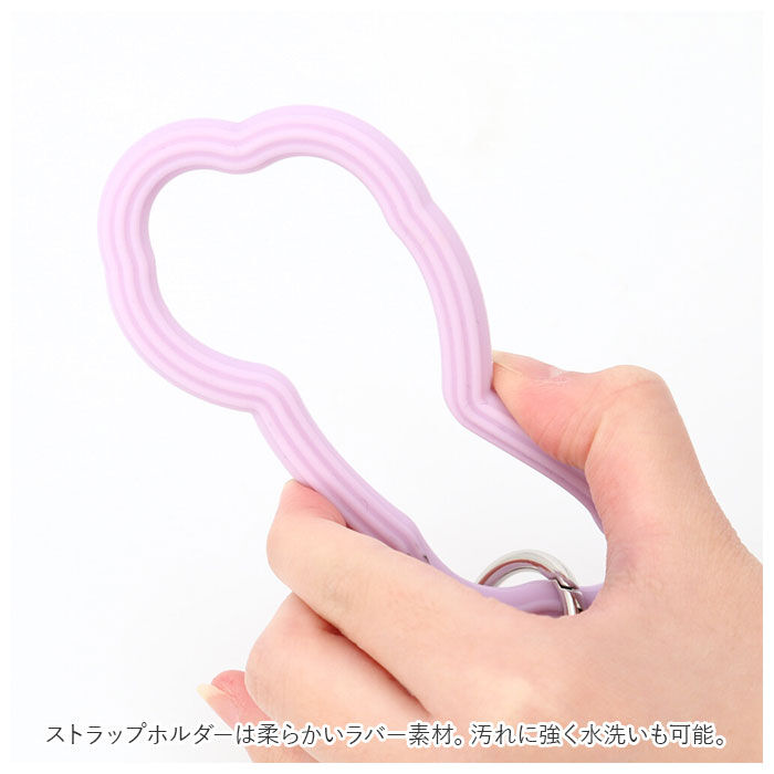 BACKYARD FAMILY「スマホリング ストラップ 通販 スマホストラップ はさむ 携帯ストラップ シリコン リング」|その他|