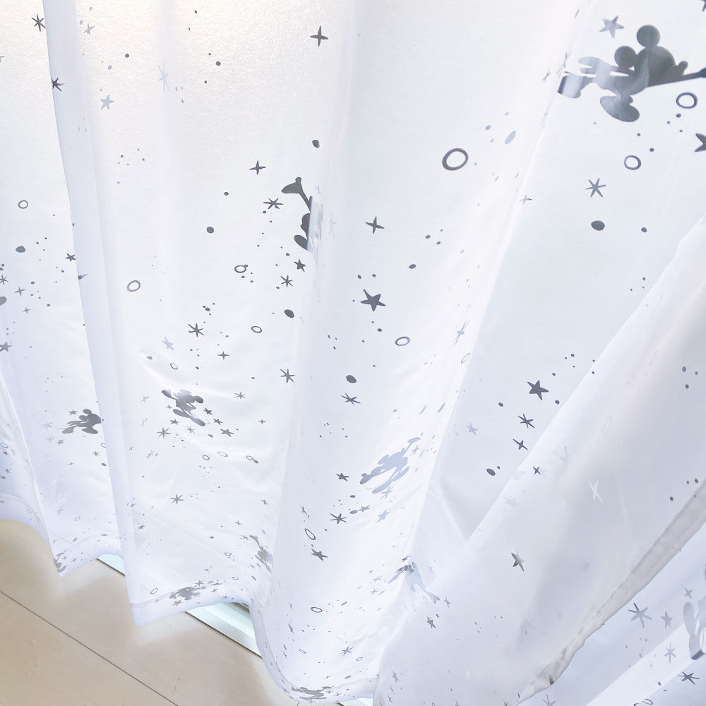 BACKYARD FAMILY「レースカーテン 2枚組 100&times;176 通販 ミラーレース かわいい 可愛い キャラクター」|その他|ホワイト2