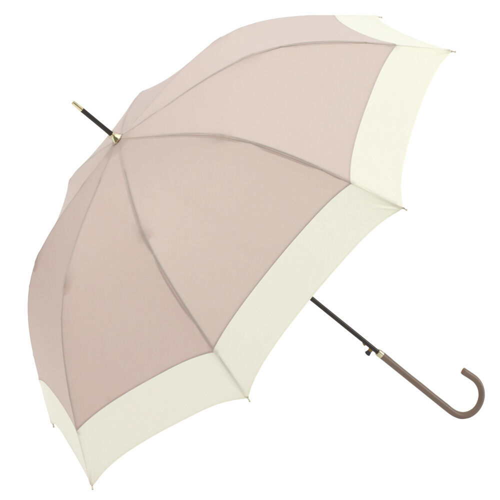 BACKYARD FAMILY「ビコーズ 傘 because 通販 雨傘 長傘 晴雨兼用傘 ジャンプ傘 晴雨兼用 UVカット」|傘|ピンク1