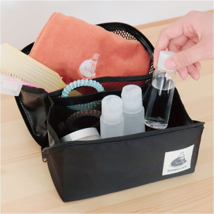 BACKYARD FAMILY「ごリラックス サウナ ポーチ バッグ バック 通販 サ活BOX 小物入れ サウナポーチ」|ポーチ|