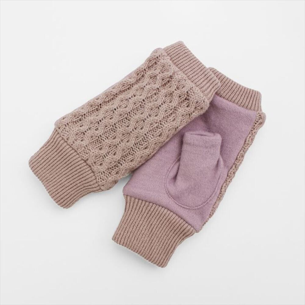 BACKYARD FAMILY「クロダ 手袋 レディース 通販 グローブ 手ぶくろ 指なし ハンドウォーマー ハンドカバー 暖かい」|手袋|ピンク1