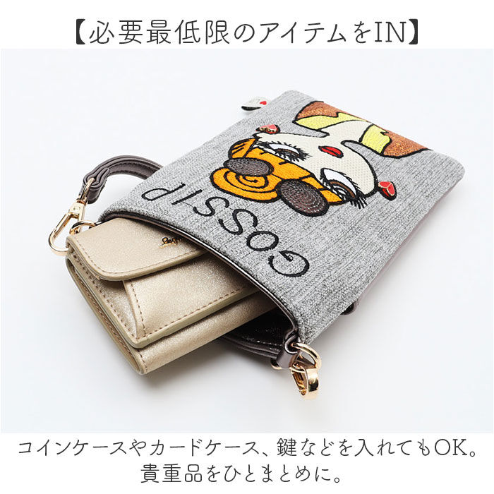 BACKYARD FAMILY「スマホショルダーバッグ レディース 通販 Lyre バッグ スマホバッグ ミニショルダー」|ショルダー・メッセンジャー|