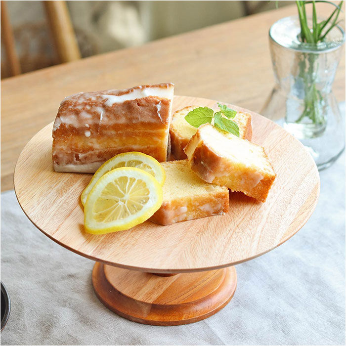 BACKYARD FAMILY「ナインマーケ ケーキスタンド 通販 NEIN MARKE マホガニー Lサイズ 木製 大皿」|食器・キッチングッズ|