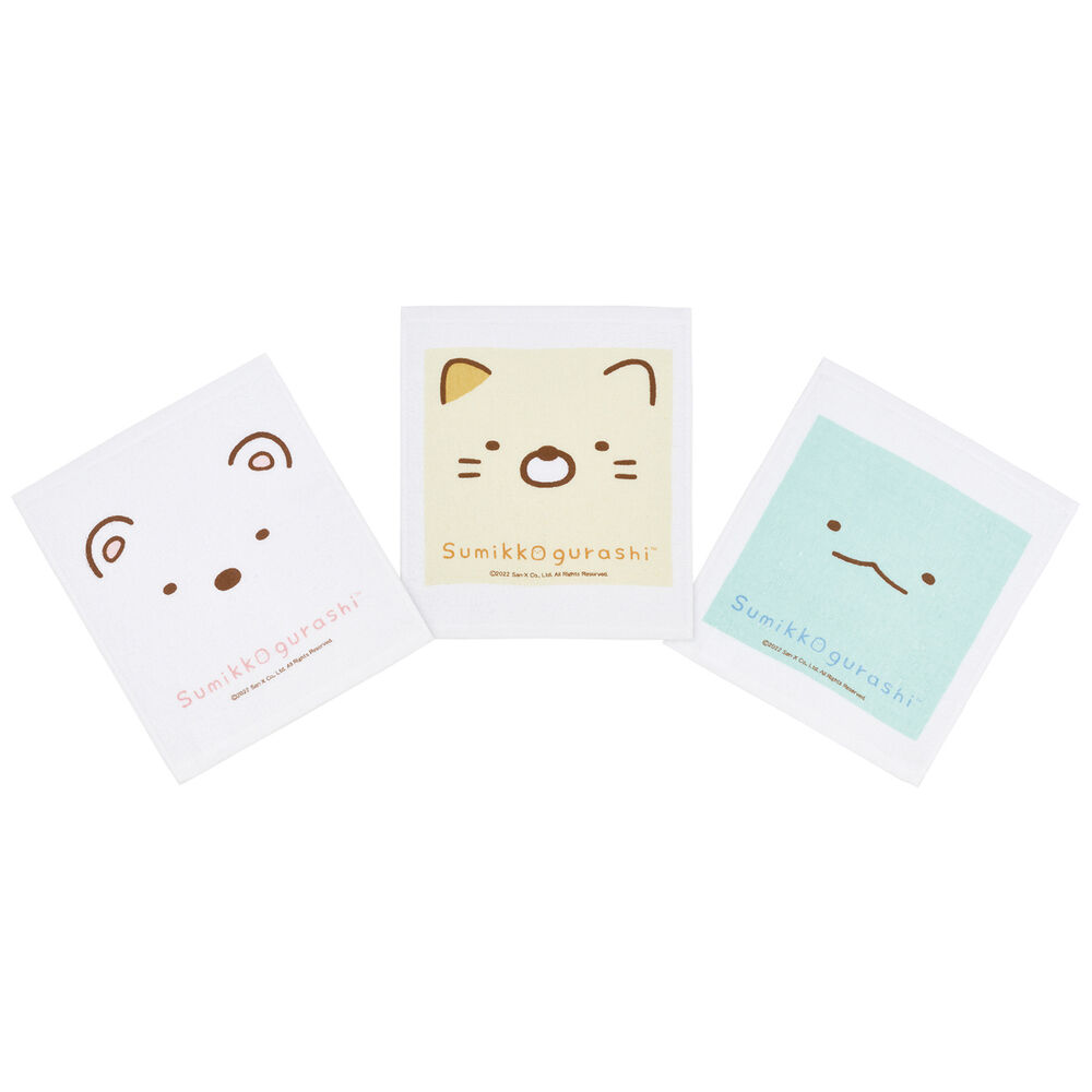 BACKYARD FAMILY「SKATER スケーター おしぼり タオル 3枚セット 通販 キャラクター お手拭きタオル タオル」|ハンカチ|ホワイト9