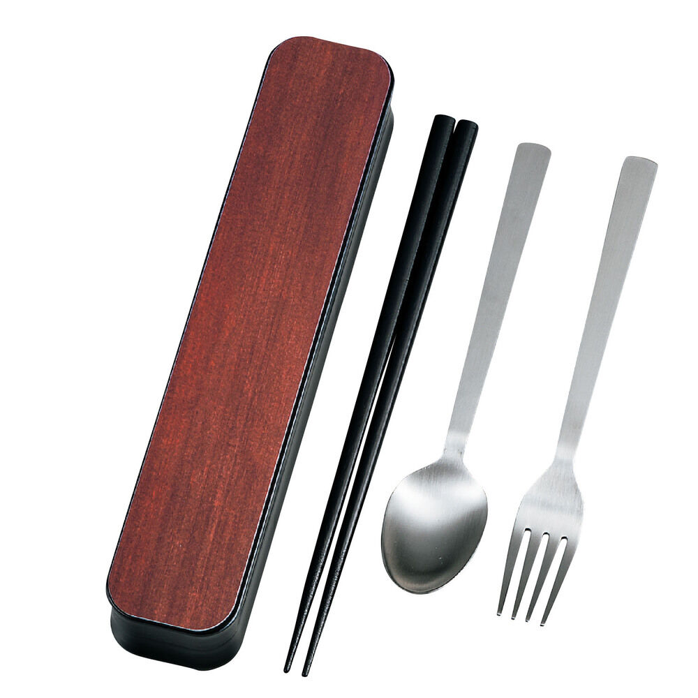 BACKYARD FAMILY「大人のカトラリーセット 通販 箸箱セット GRAIN 箸 スプーン フォーク カトラリーセット」|食器・キッチングッズ|ブラウン3
