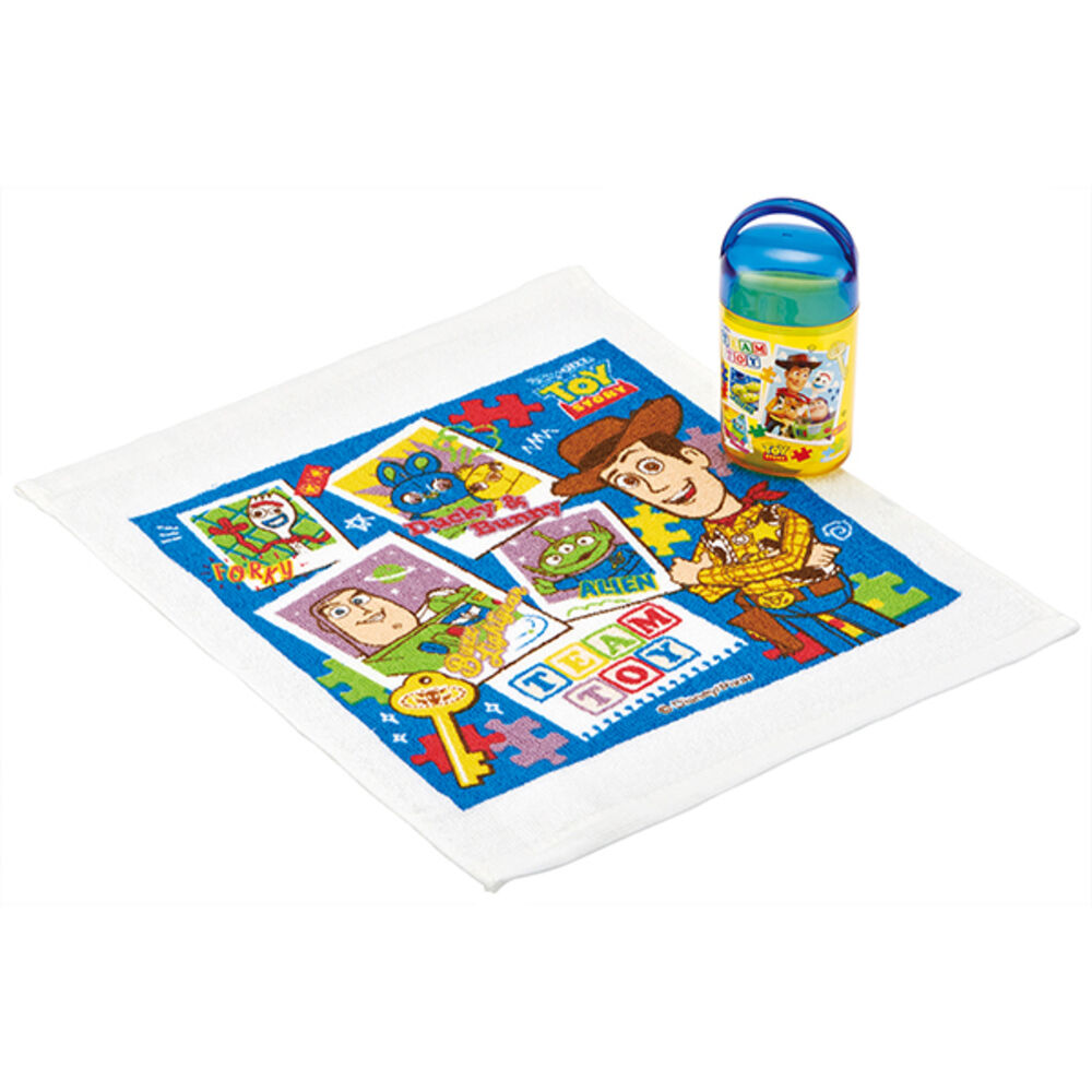 BACKYARD FAMILY「おしぼり ケース キャラクター 通販 おしぼりケース 抗菌 ケース付き おしぼりタオル ミニタオル」|ハンカチ|ブルー2