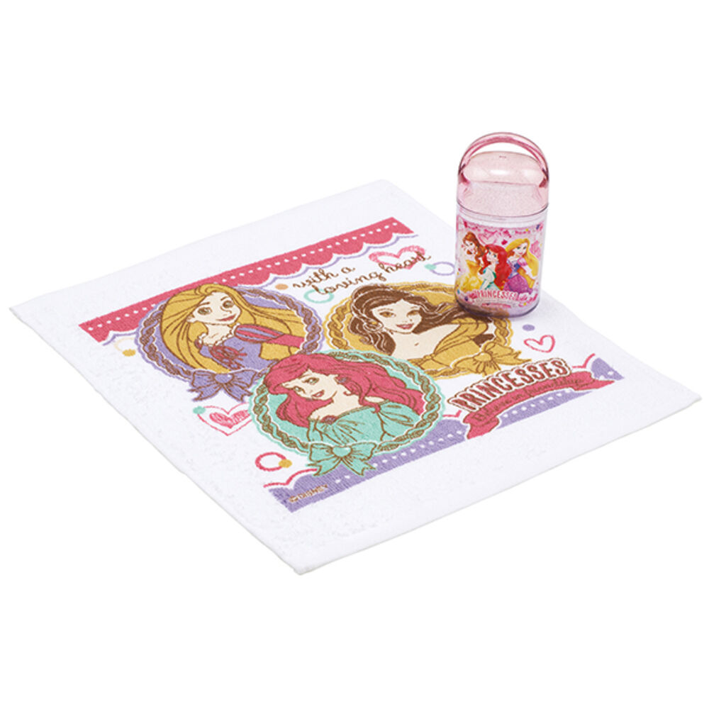 BACKYARD FAMILY「おしぼり ケース キャラクター 通販 おしぼりケース 抗菌 ケース付き おしぼりタオル ミニタオル」|ハンカチ|ピンク1