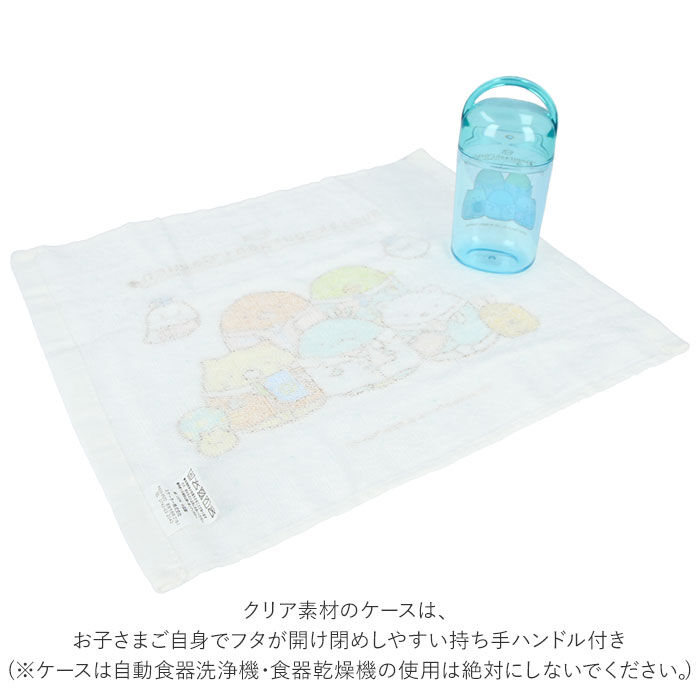 BACKYARD FAMILY「おしぼり ケース キャラクター 通販 おしぼりケース 抗菌 ケース付き おしぼりタオル ミニタオル」|ハンカチ|