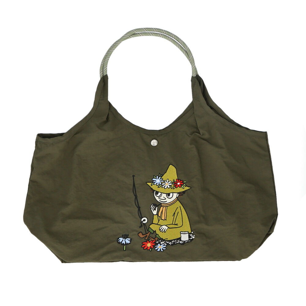BACKYARD FAMILY「MOOMIN ムーミン トート RMPK-01 通販 サブバッグ サブバック トートバッグ」|トートバッグ|グリーン1