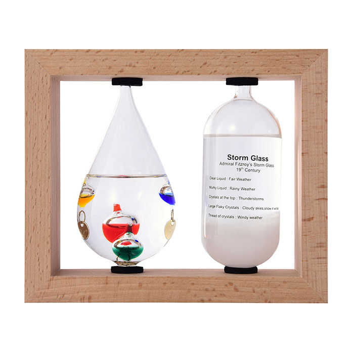 BACKYARD FAMILY「温度計＆ストームグラス 通販 気象計 天気予報 温度計 天気管 ガリレオ温度計 ガリレオ」|その他|