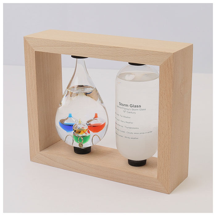 BACKYARD FAMILY「温度計＆ストームグラス 通販 気象計 天気予報 温度計 天気管 ガリレオ温度計 ガリレオ」|その他|