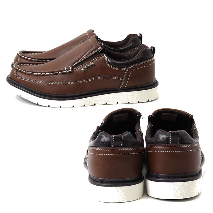 BACKYARD FAMILY「EDWIN スニーカー EDW7381 通販 スリッポン エドウィン 靴 メンズ 防滑シューズ」|スリッポン|