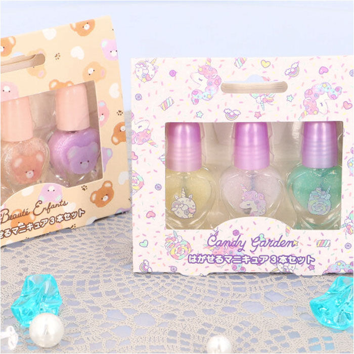 BACKYARD FAMILY「はがせる マニキュア 3本セット ネイル キッズ 通販 コスメ はがせるマニキュア はがせるネイル」|その他|