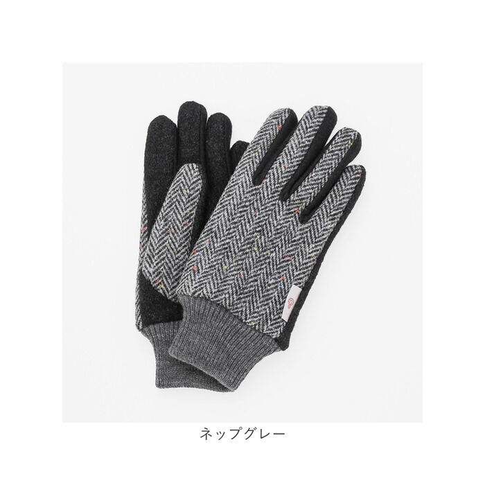 BACKYARD FAMILY「ハリスツイード 手袋 メンズ 通販 Harris Tweed グローブ 手ぶくろ」|手袋|