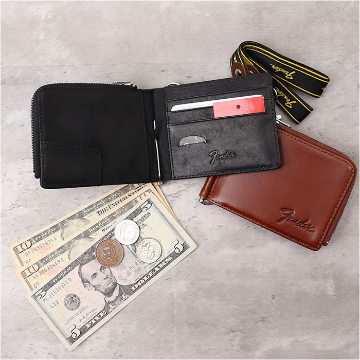 BACKYARD FAMILY「財布 メンズ 二つ折り 本革 ブランド 通販 Fender フェンダー 950-701」|財布|