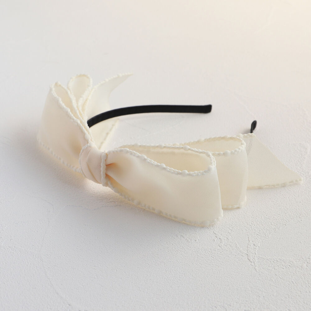 BACKYARD FAMILY「RORA カチューシャ 細め 通販 ローラ フローレンス ヘッドドレス ヘアアクセサリー 髪飾り」|その他|ホワイト1