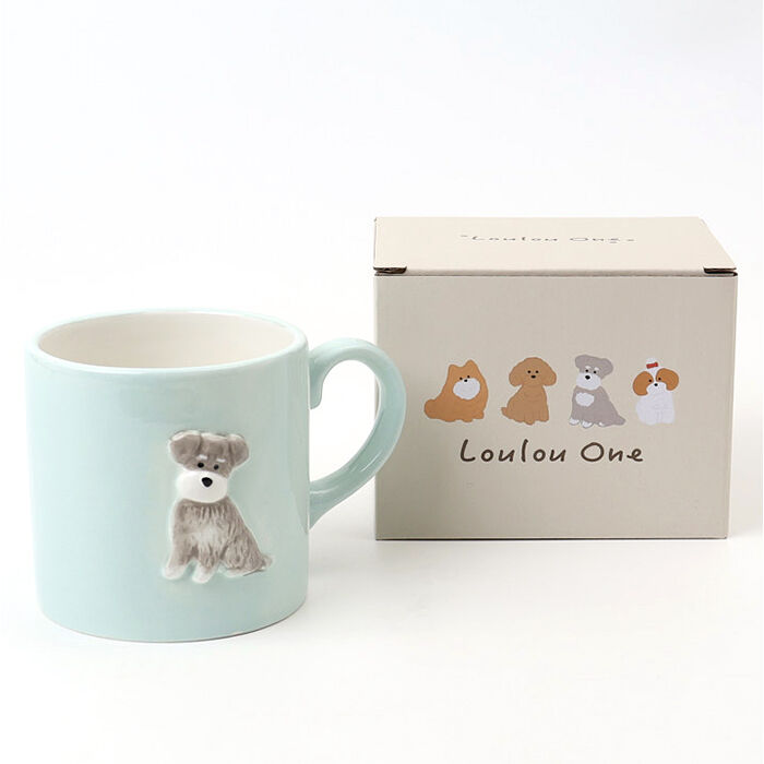 BACKYARD FAMILY「犬 イラスト マグカップ 通販 陶磁器 コップ マグ カップ 小さめ 犬柄 立体 270ml」|グラス・マグカップ|