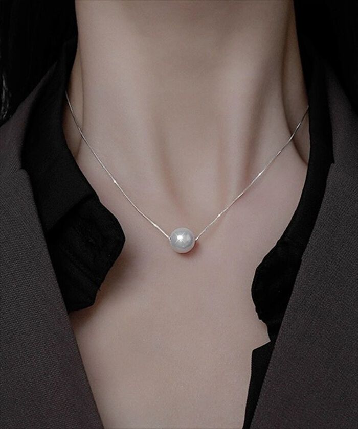 BACKYARD FAMILY「パール ネックレス 一粒 通販 ペンダント 首飾り ジュエリー アクセサリー レディース」|その他|