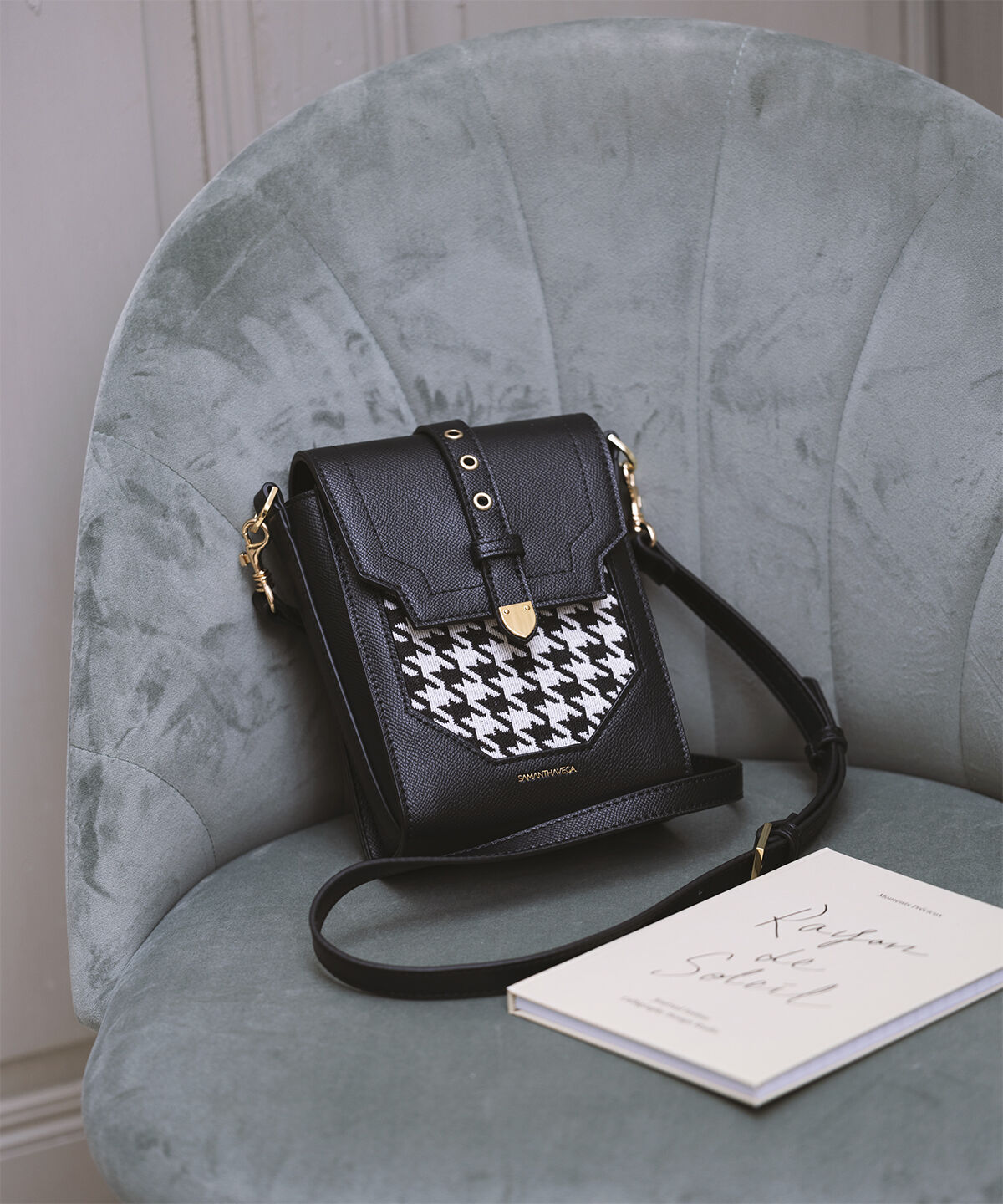 Samantha Vega「千鳥格子スマホショルダー」|ショルダー・メッセンジャー|